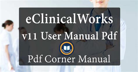You are able to change your settings to view the entire month or weekly schedule. . Eclinicalworks v12 user manual pdf